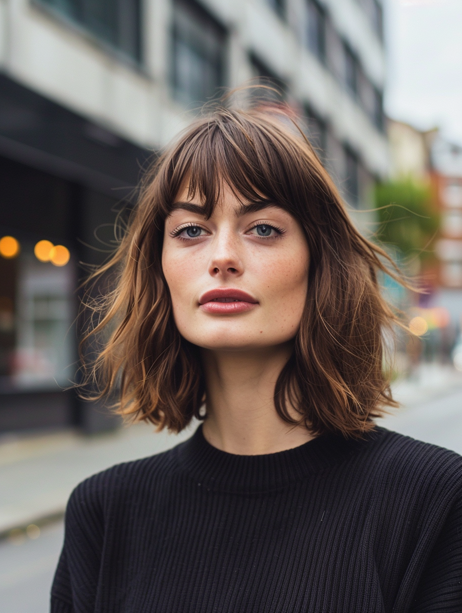 Stunning Long Layered Hair With Bangs Trends For Every Face Shape