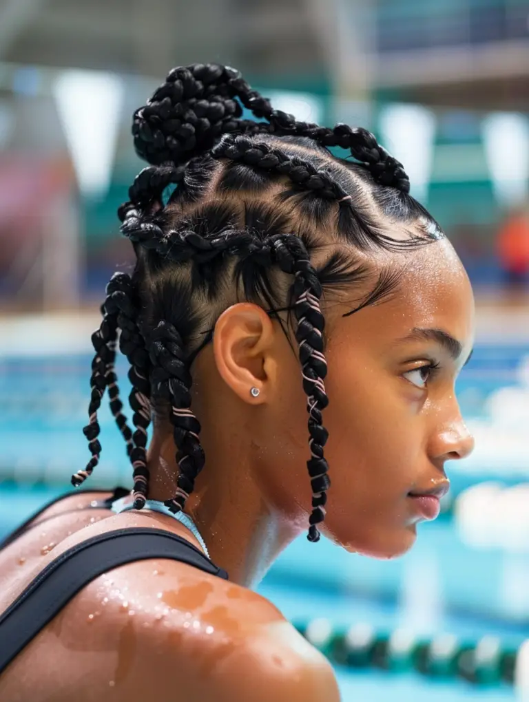 33 Trendy Swim Hairstyles For Summer 2024 Styles For Every Swimmer