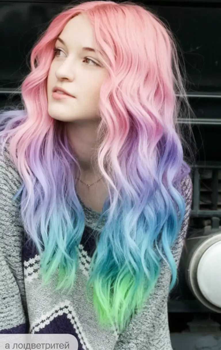 Beautiful Ombre Hair Inspiration - Summer 2025 - Pastel Fantasy Melt for the Rainbow Soul