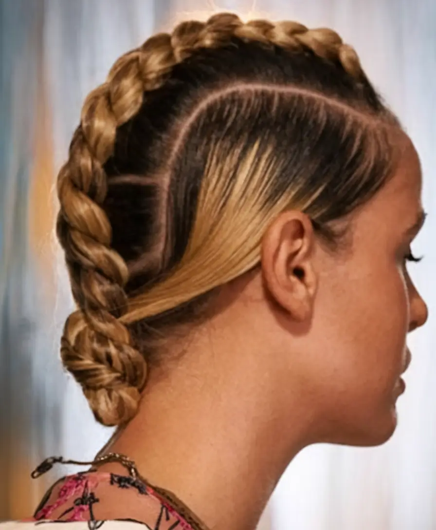 Fresh Swimming Hairstyles for Summer 2025 Statement Dutch Braid Twist
