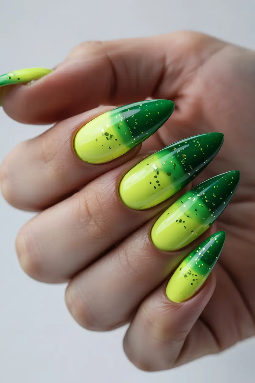 Almond Nail Inspo for a Cute Summer 2025 Look Fresh Lime Vibes