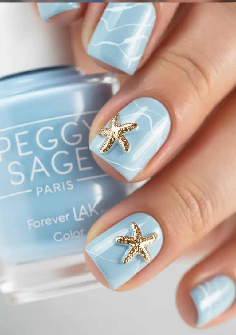 Beach-Ready Nails for 2025 Starfish & Surf