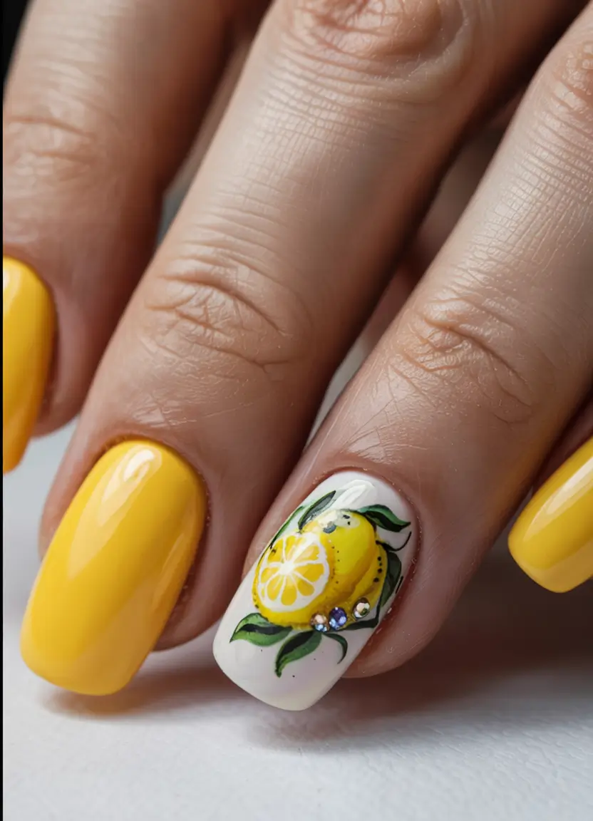 Best July Nail Colors for 2025 Lemonade Stand Realness