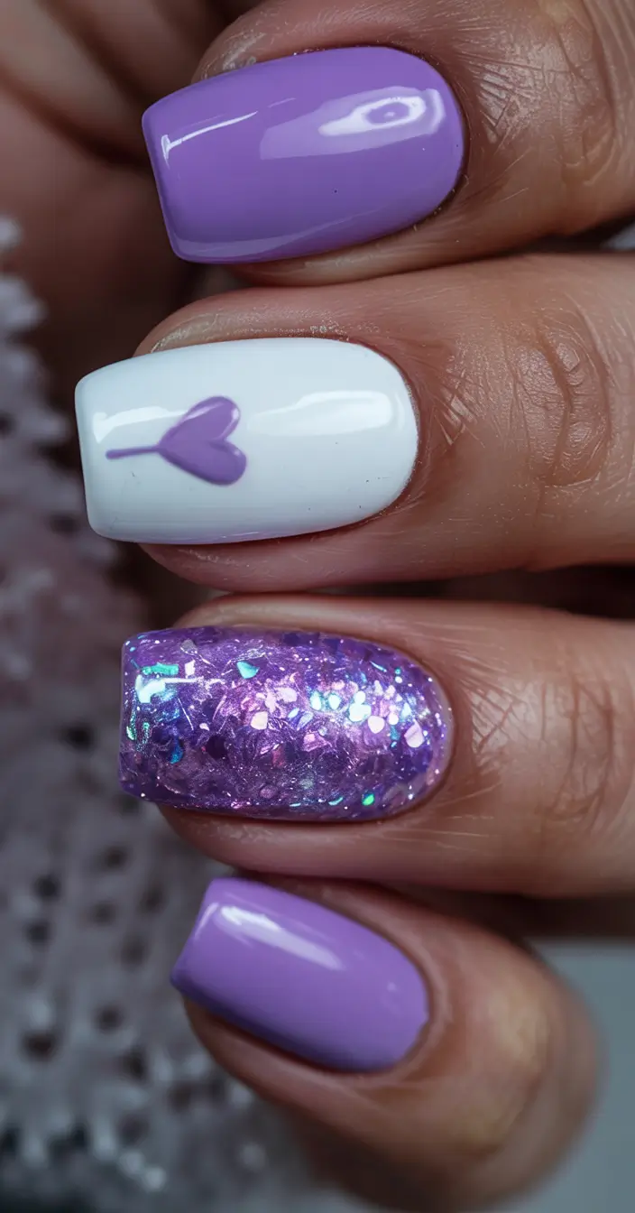 Cute Summer Nail Inspo for 2025 Lavender Love Mix