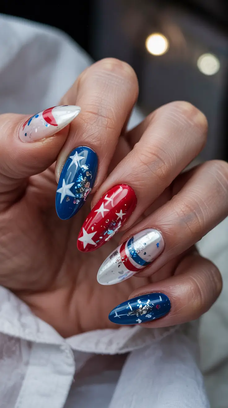 Festive 4th of July Nails to Try in 2025 Constellation Chic