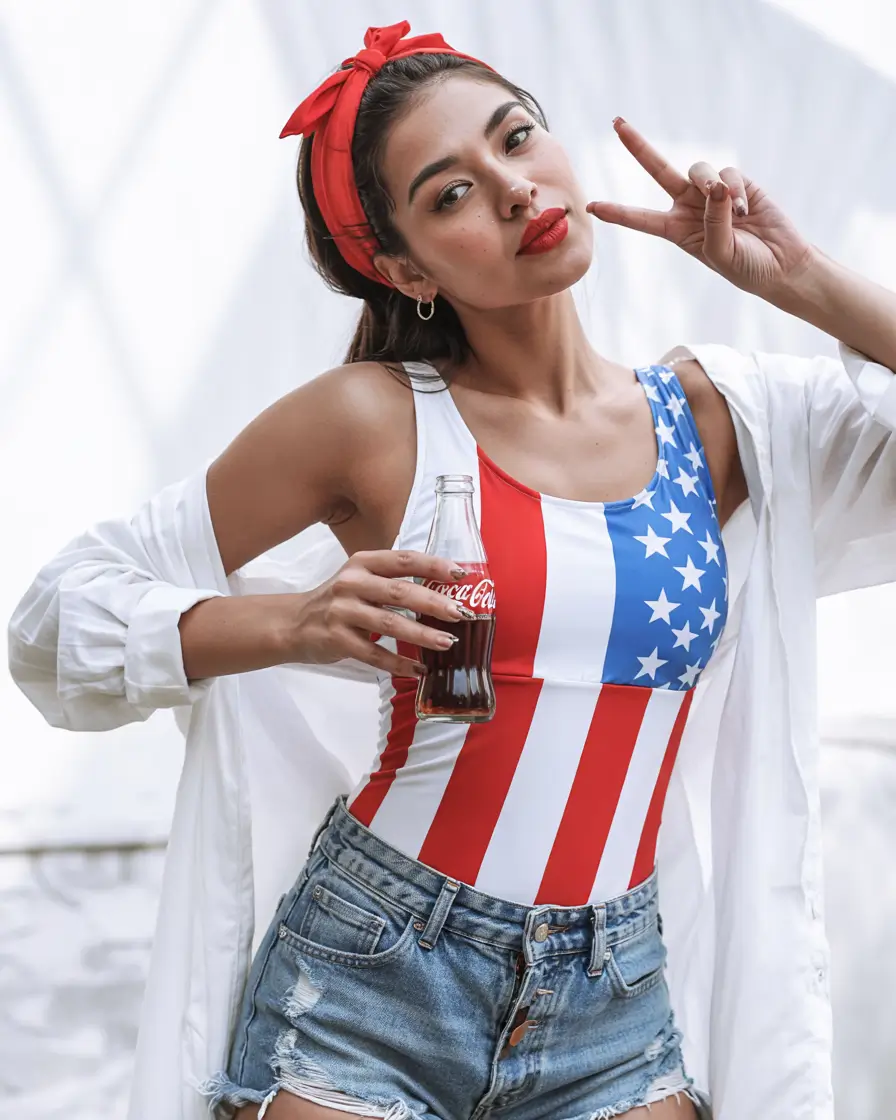 Festive July 4th 2025 Hairstyles to Try Retro Bandana Pin Up Glam