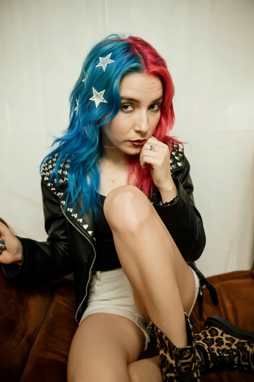 fourth-of-july-hair-ideas-2025-punk-americana-with-stars
