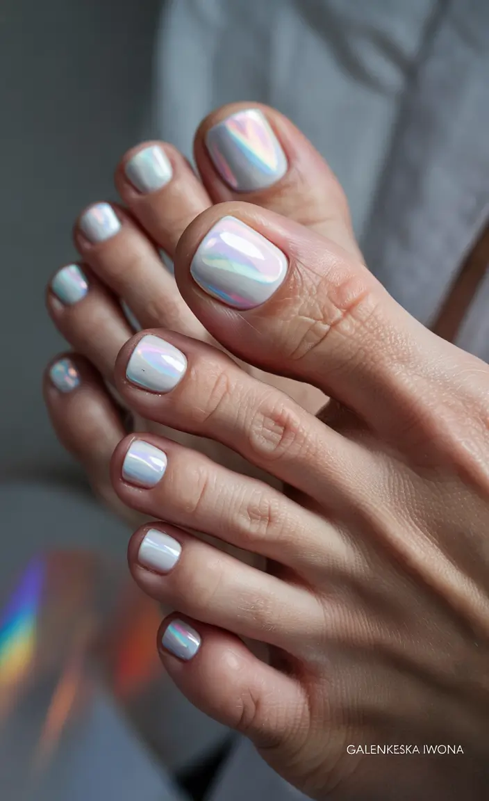 june-toe-nails-ideas-2025-holographic-shine-mermaid-energy