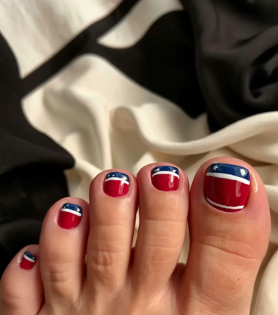Patriotic Pedis for 4th of July 2025 - Retro Rebel Americana