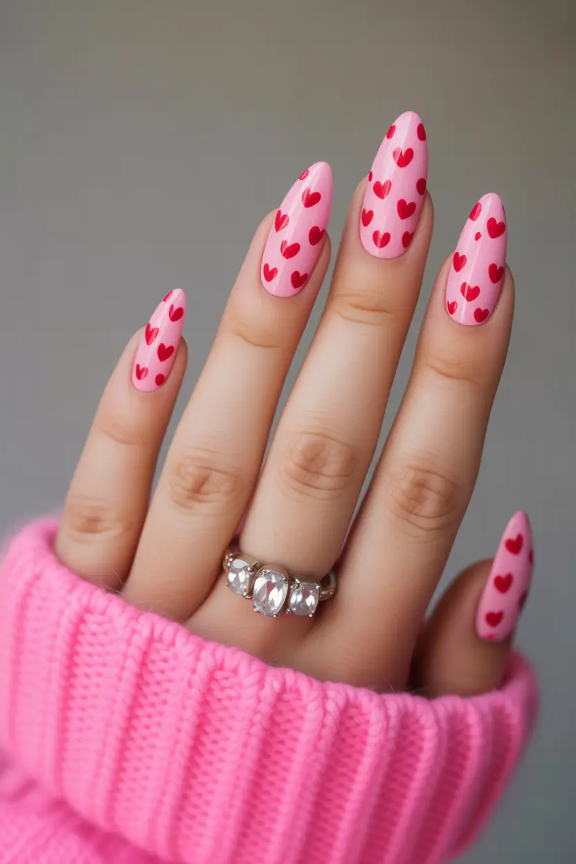 Pretty Nails You’ll Love in 2025 Cotton Candy Hearts