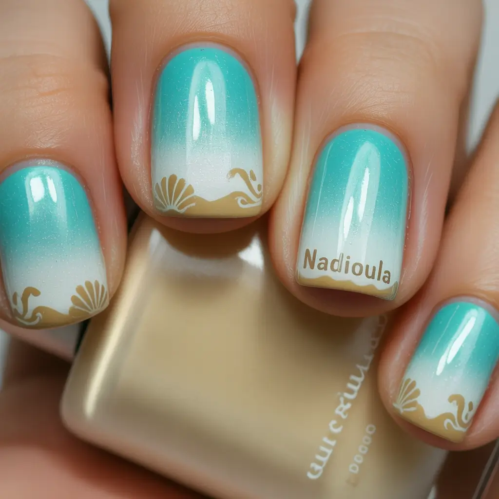 Pretty Nails You’ll Love in 2025 Ocean Breeze Meets Minimalist Chic