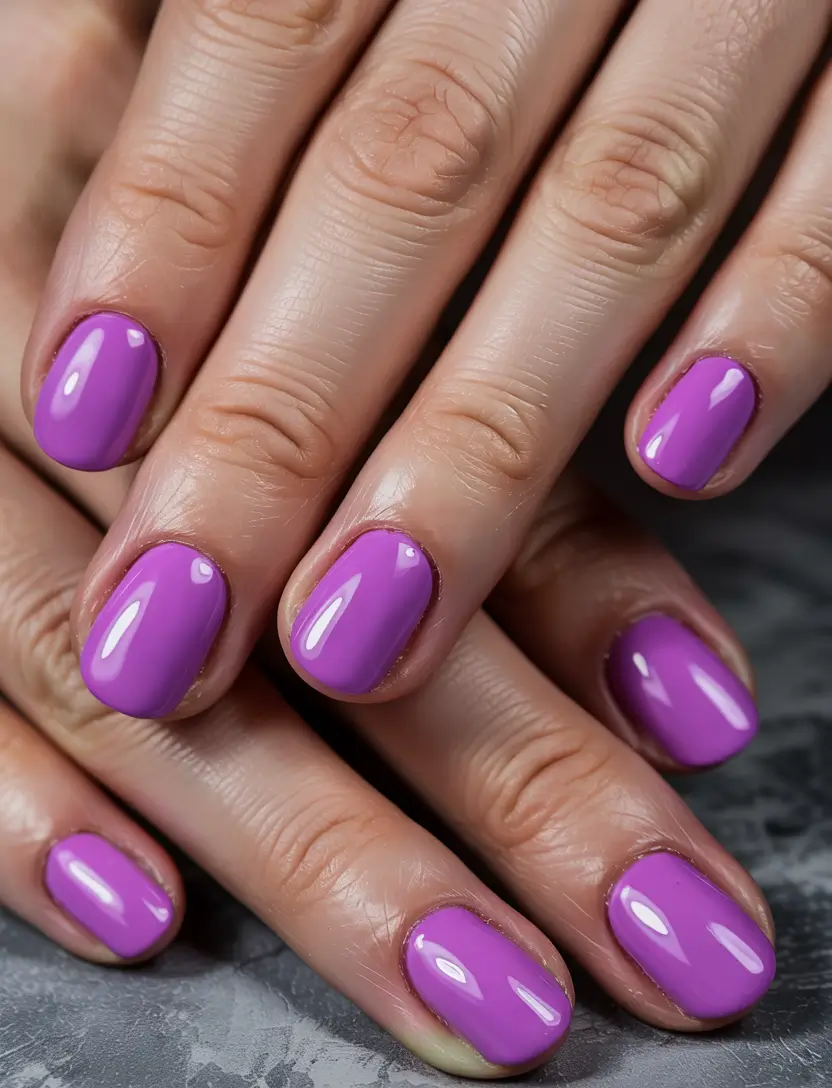 Purple Summer Nails You’ll Love in 2025 Minimalist Magenta Pop