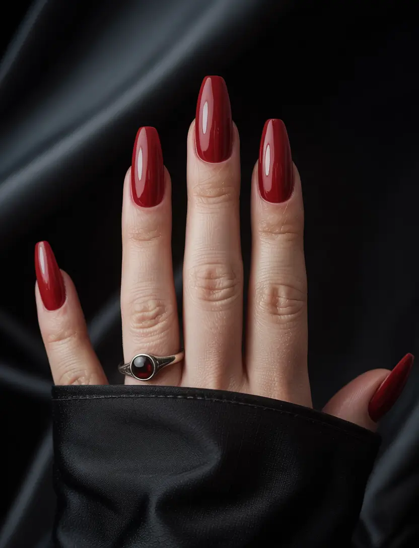 Red Nails That Pop Summer 20255 Cherry Luxe Drama