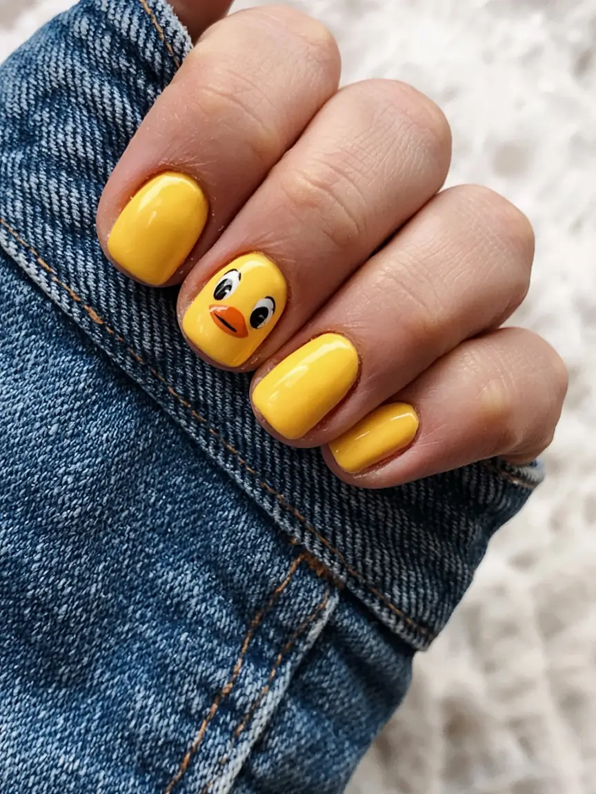 short nail inspo for summer 2025 Sunny Side Sass