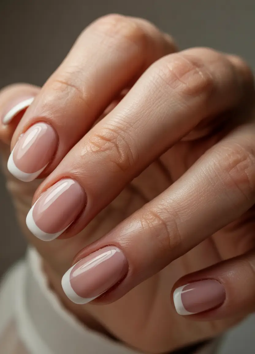 Simple Nails for a Chill 2025 Summer - Short and Sweet French