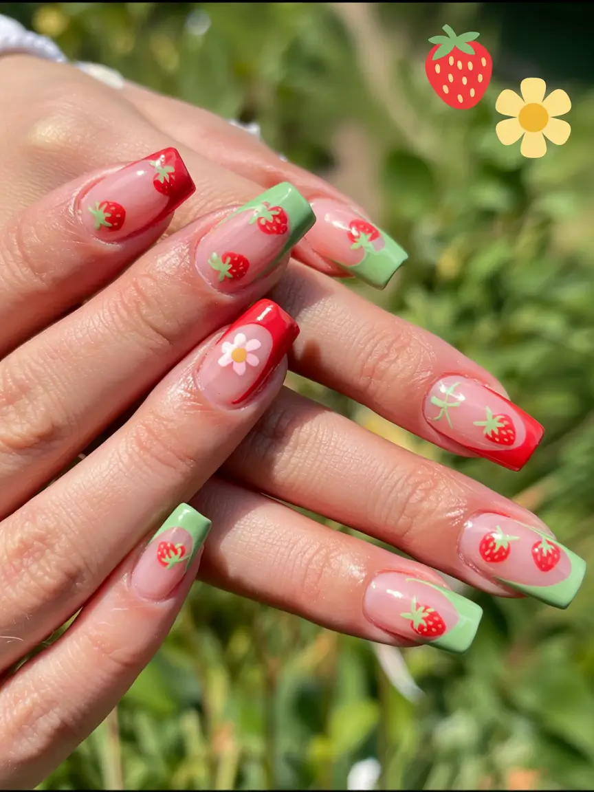 Strawberry nails inspo 2025 Fresh Garden Tips