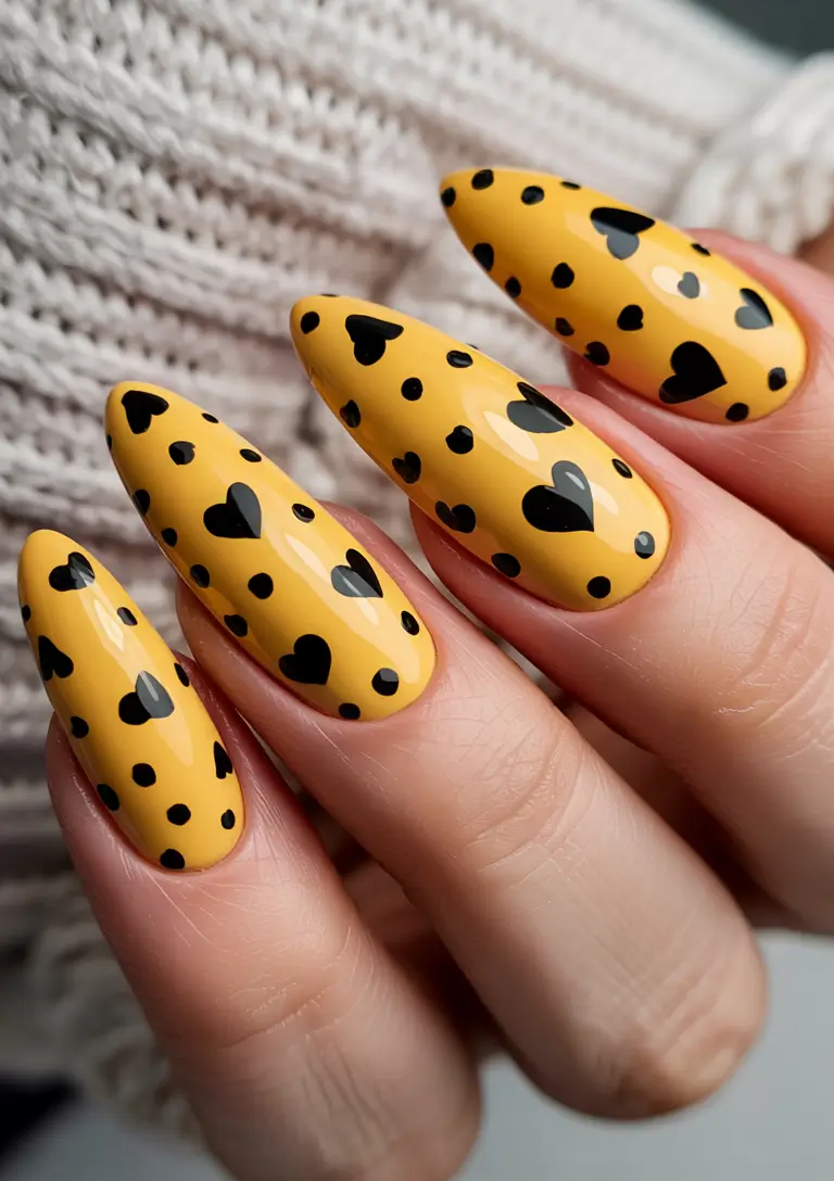 summer gel nail design ideas 2025 Honey Pop: Yellow with a Side of Sass