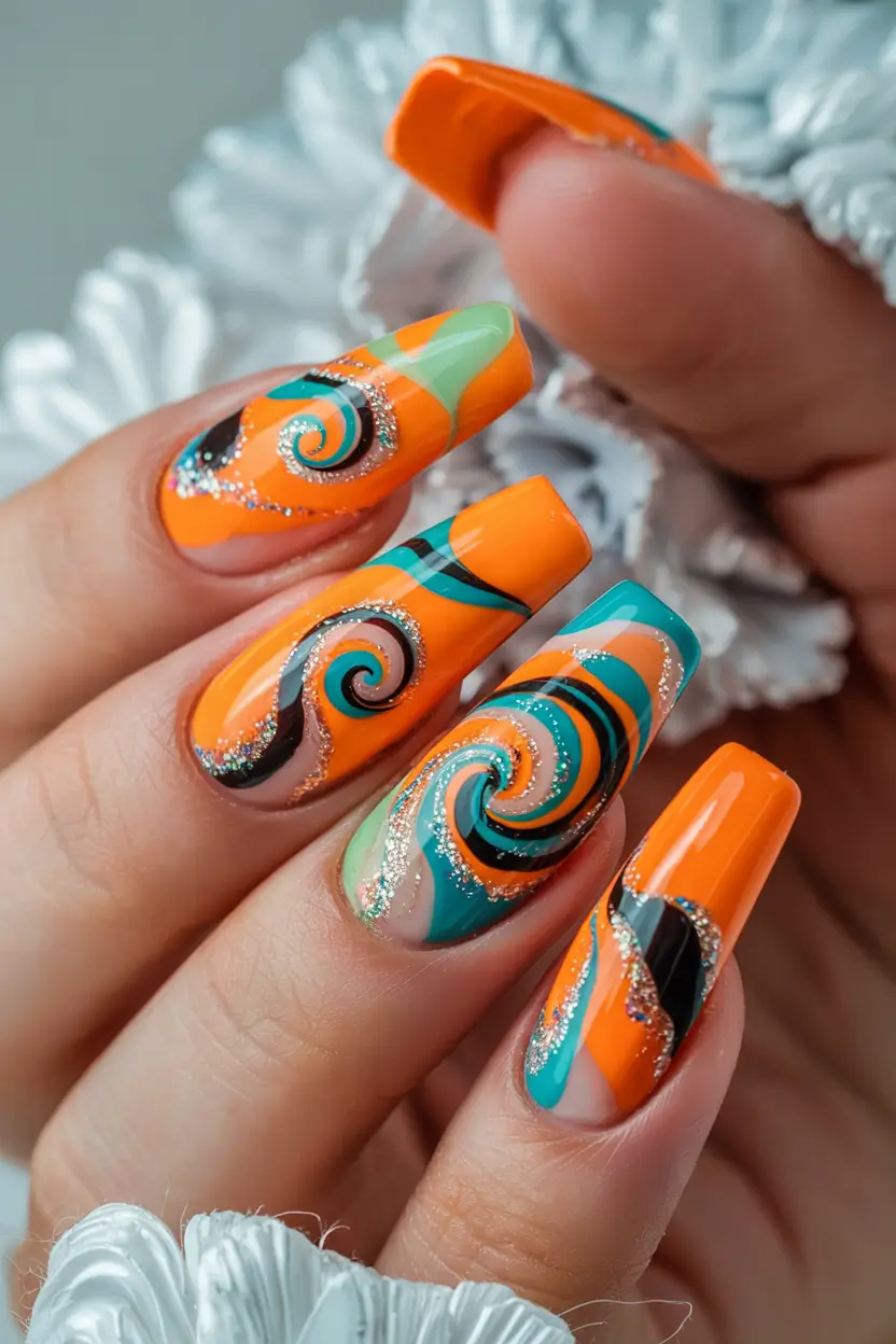 Electric Swirl Candy