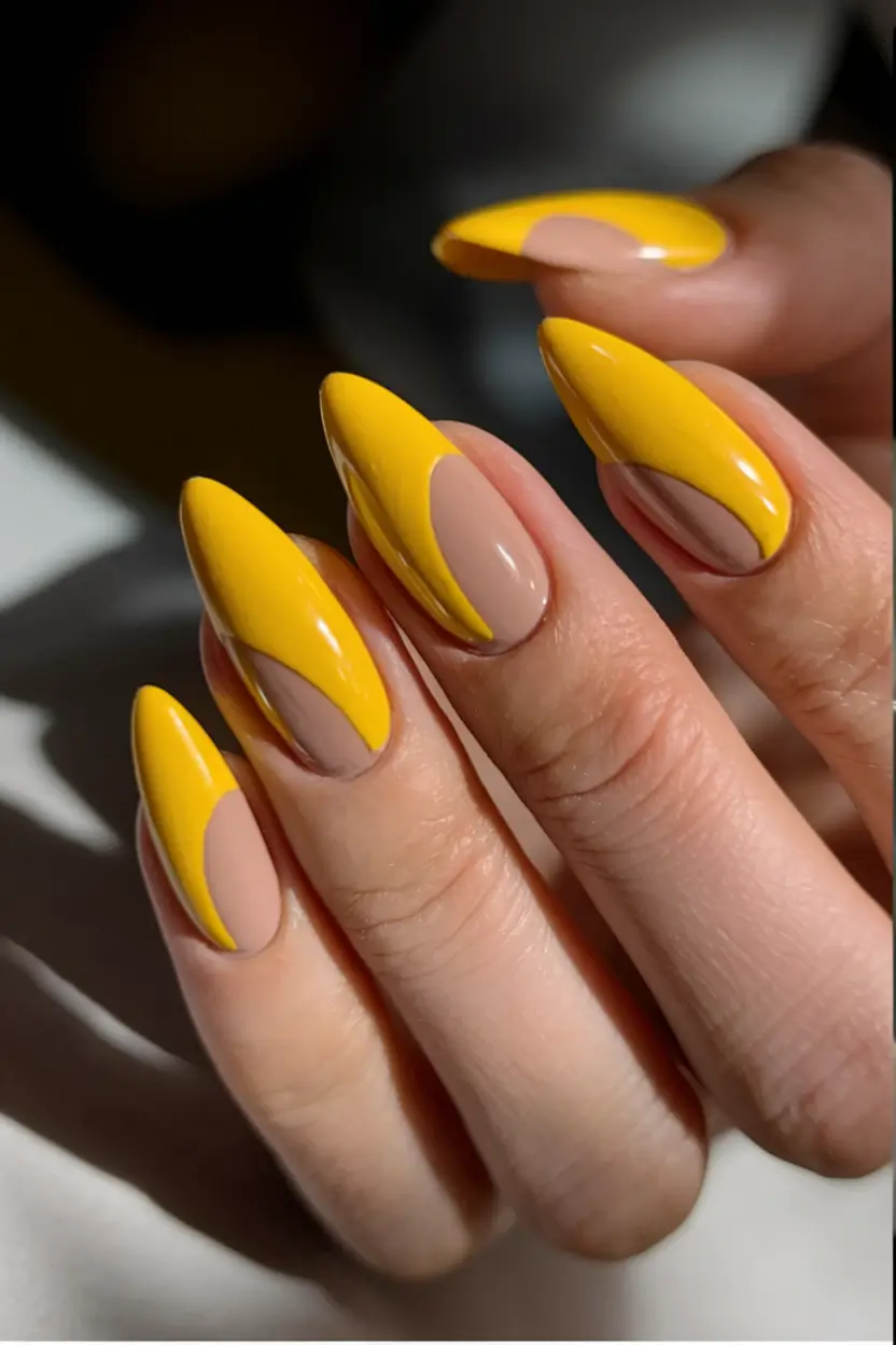 Top Nail Colors for Summer 2025 Golden Hour Negative Space