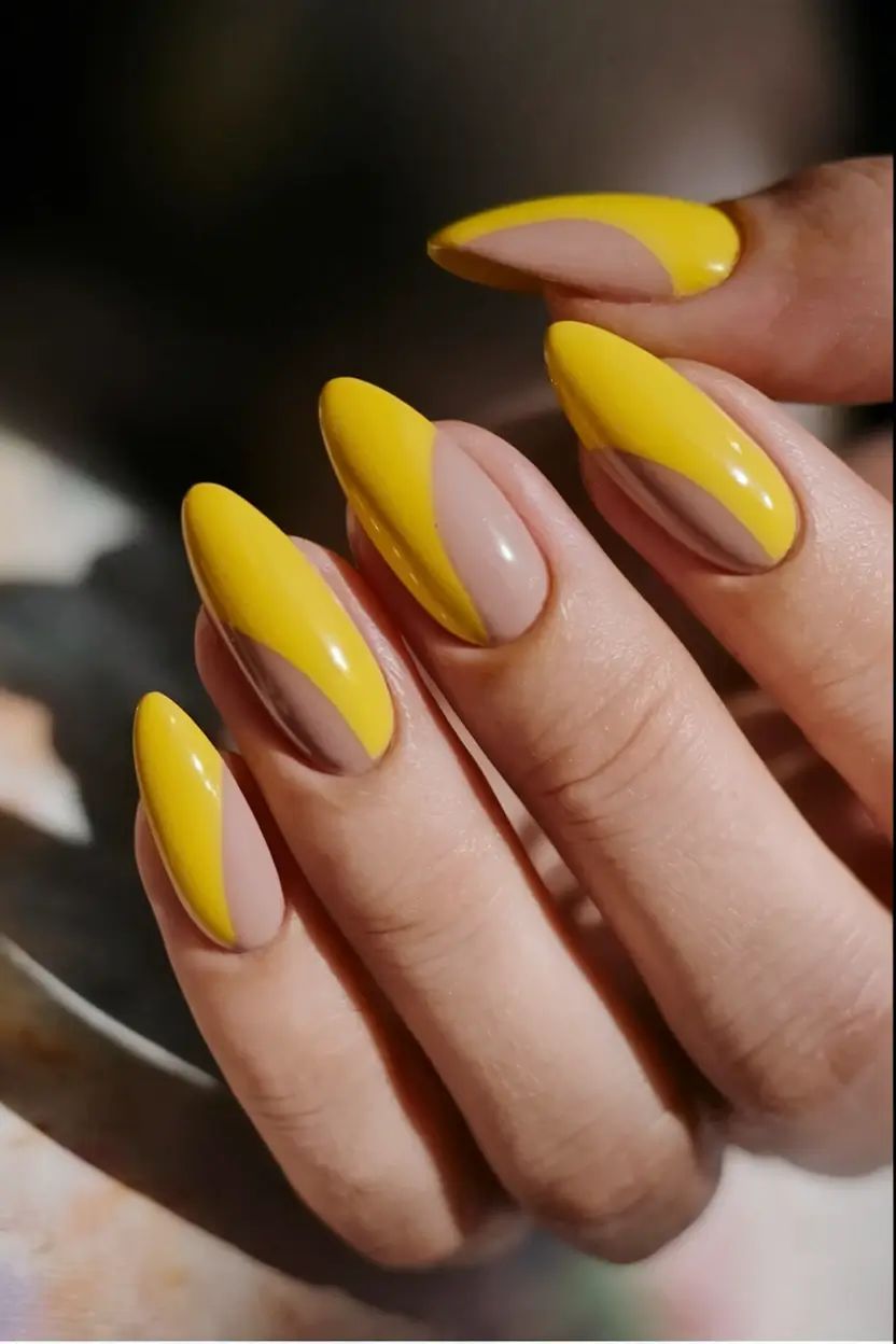 tropical vacation nails 2025 edition Golden Hour Cutout