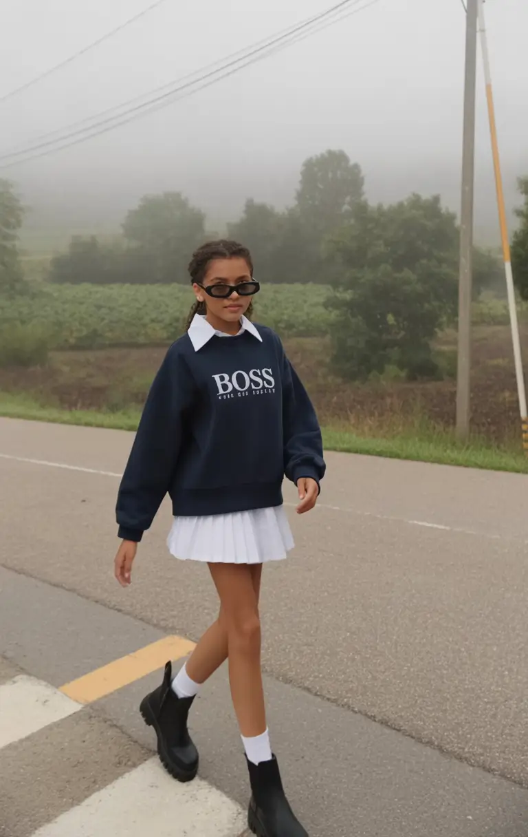 cute school outfits 2025 Sporty Spice Meets Tenniscore