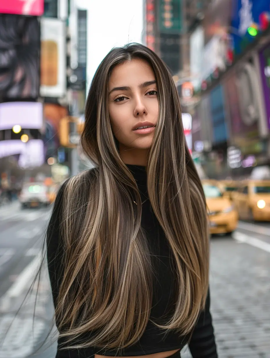 first day of school hairstyles 2025 Sleek City Layers